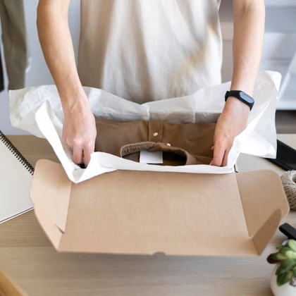 Proceso de armado de packaging personalizado